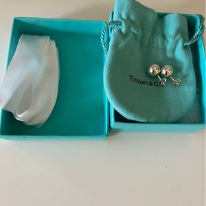 Tiffany and co silver hardwear 10mm earrings